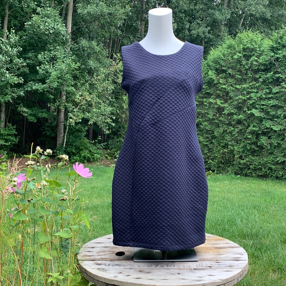 LAST CHANCE ✨ Smashed Lemon | Navy quilted dress